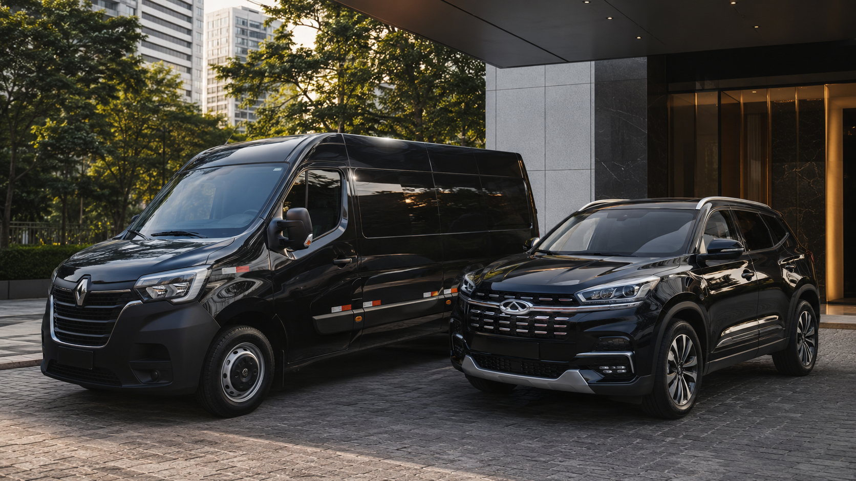 Vans, mini vans e SUV • grupos e transfer